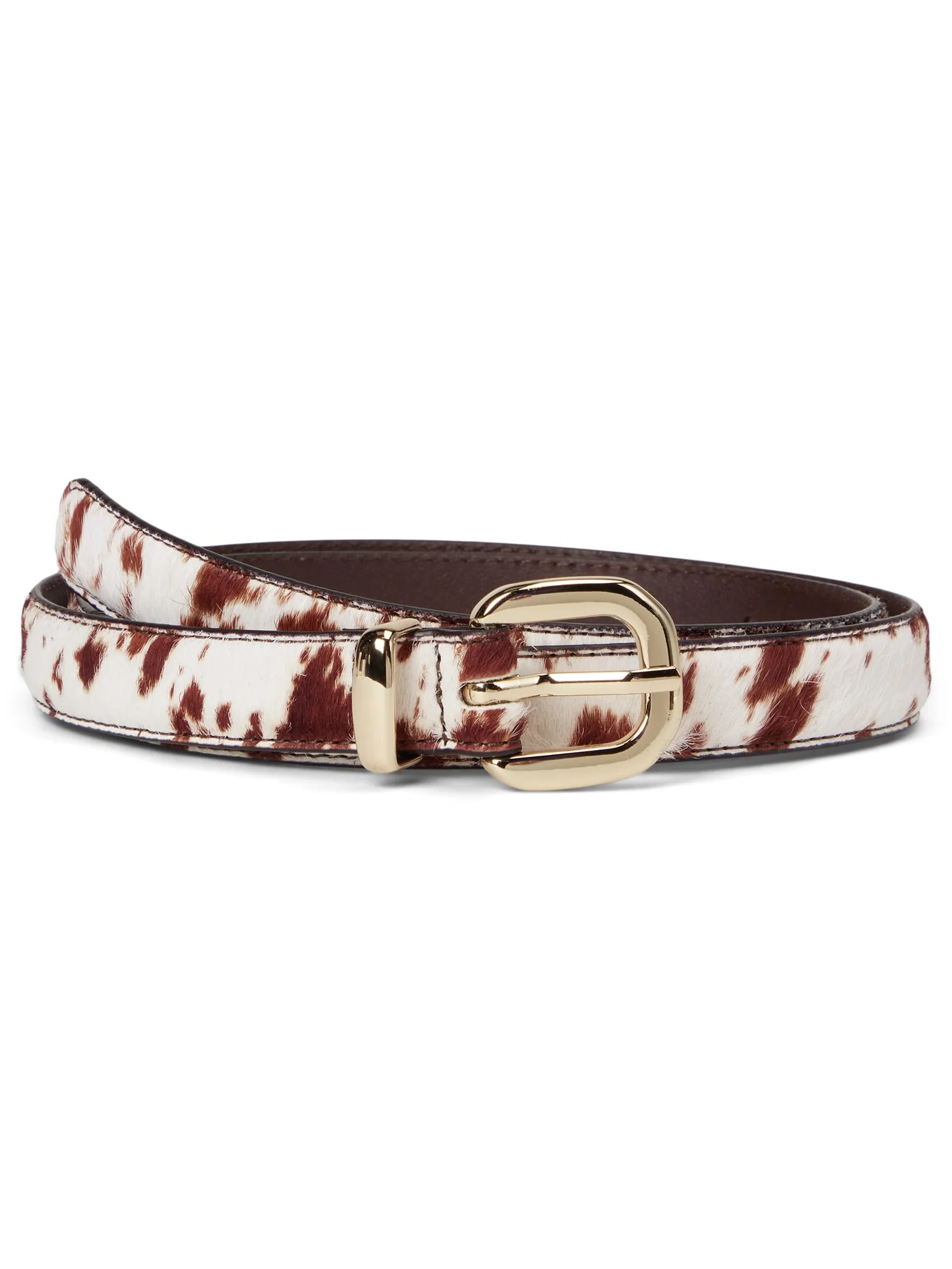 Ремень Madewell Silvia Skinny Round Buckle Belt: Cow — 1
