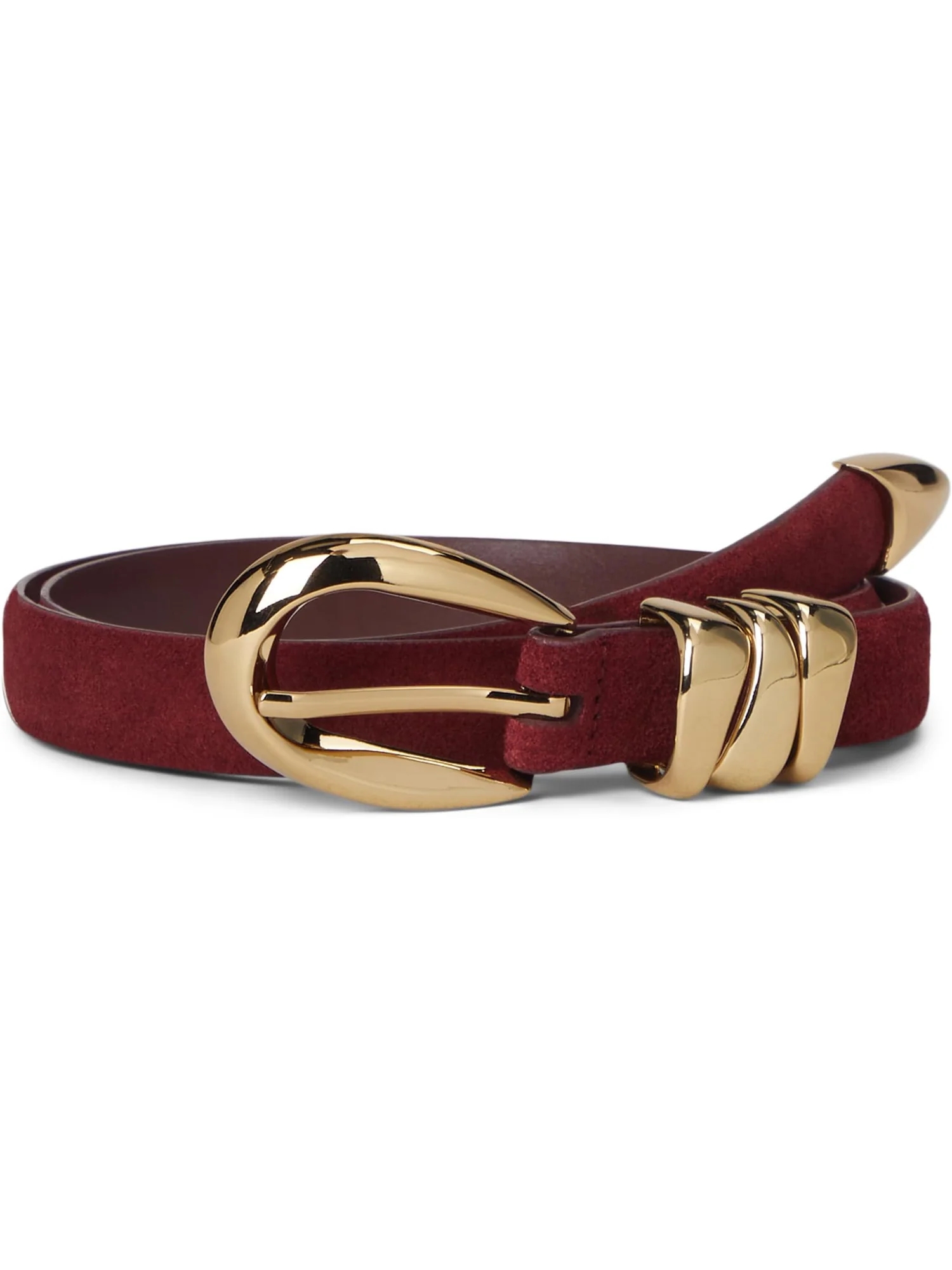 Женский ремень Triple Metal Keeper: замша Madewell — 1