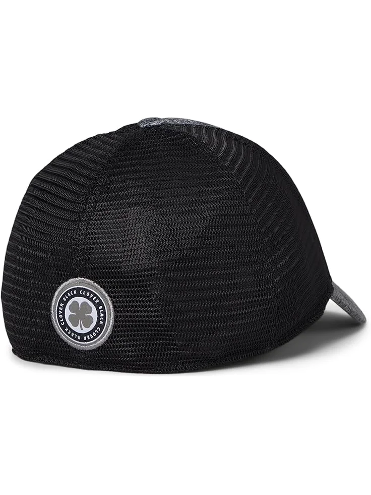 Унисекс черная шапка Clover Lucky Heather Mesh Grey Black Clover — 2