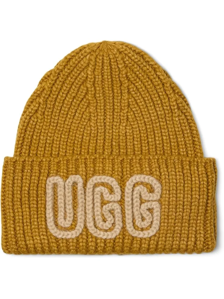 Женская шапка UGG Chunky Crafted Rib Bean — 1