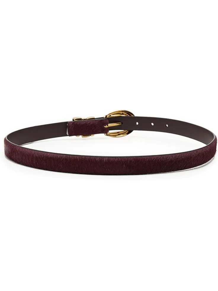 Женский ремень Madewell Triple Metal Keeper Belt: Haircalf — 2