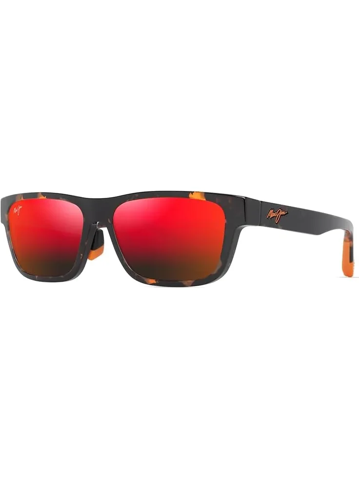 Men's Maui Jim Keola, Shiny Dark Havana/Hawaii Lava Polarized — 1