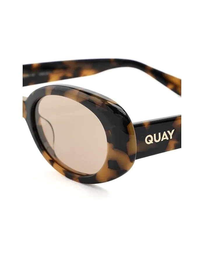 Солнцезащитные очки круглые Felt Cute QUAY AUSTRALIA — 3