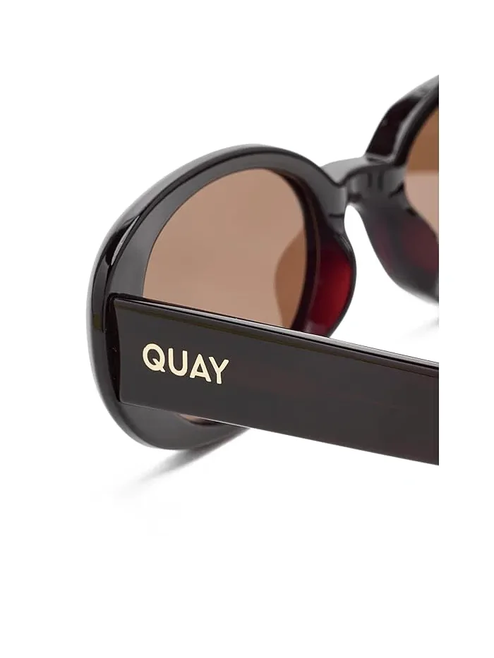 Солнцезащитные очки круглые Felt Cute QUAY AUSTRALIA — 3