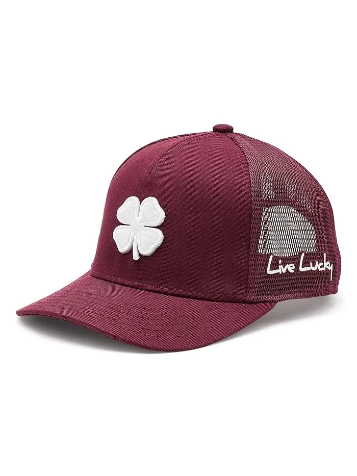 Кепка регулируемая Hardy 5 Black Clover, Burgandy Hat/Burgandy Mesh — 1