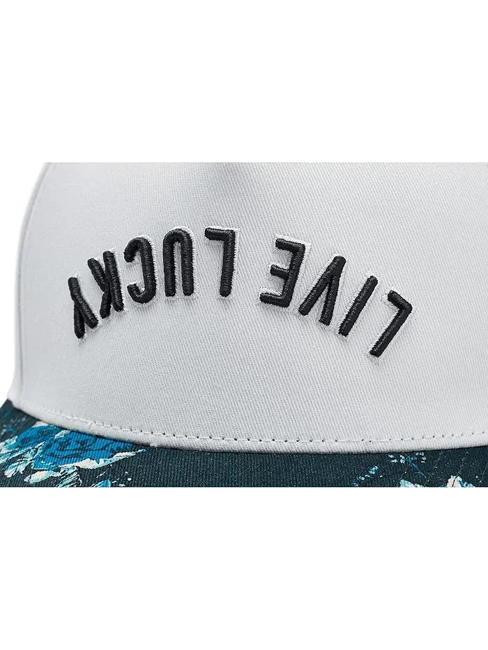 Кепка с тропическим принтом Tropical Upside Down Luck Adjustable Hat Black Clover — 3