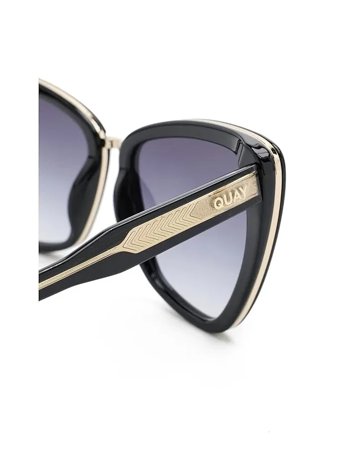 Солнцезащитные очки oversized cat-eye All Talk QUAY AUSTRALIA — 3