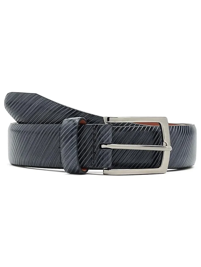 Ремень с диагональным тиснением Diagonal Etched Belt Johnston & Murphy — 1
