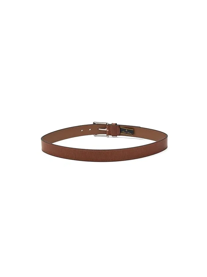 Ремень из натуральной вощеной кожи Natural Wax Pull Up Leather Brooks Brothers — 2