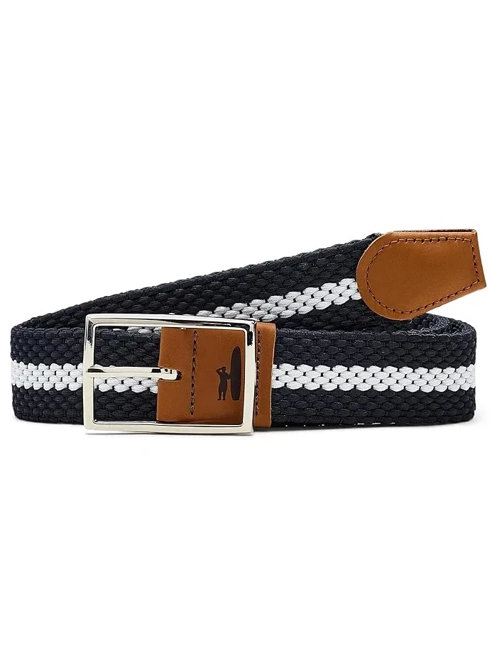 Ремень двусторонний полосатый модель Reversible Stripe бренд johnnie-O цвет — 1