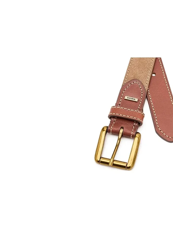 Ремень из итальянской замши и вощеной кожи Roger Boconi Bags and Leather — 3