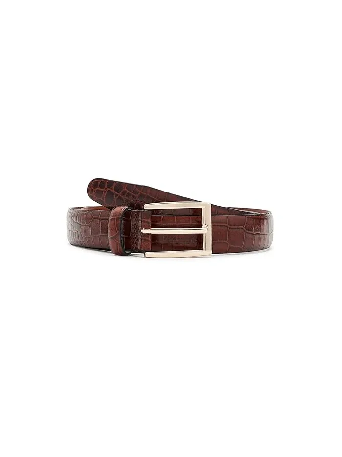 Ремень Crocodile Embossed Belt Brooks Brothers — 1