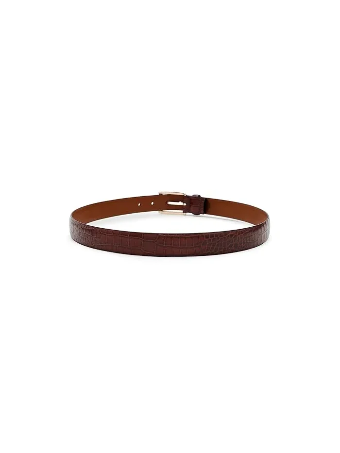 Ремень Crocodile Embossed Belt Brooks Brothers — 2