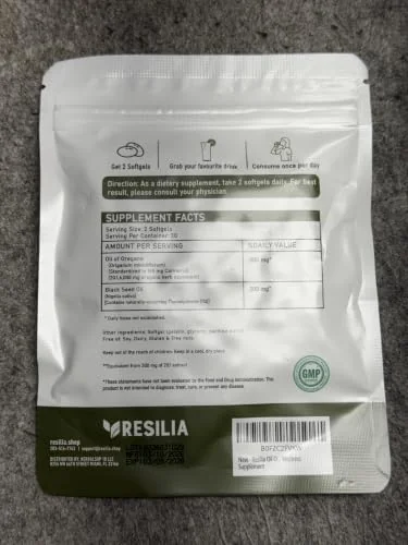 Resilia Oil of Oregano с чёрным тмином 6000 мг капсулы — изображение 3 из 7