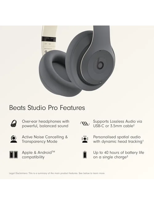 Beats Studio Pro наушники — изображение 3 из 6, разноцветный