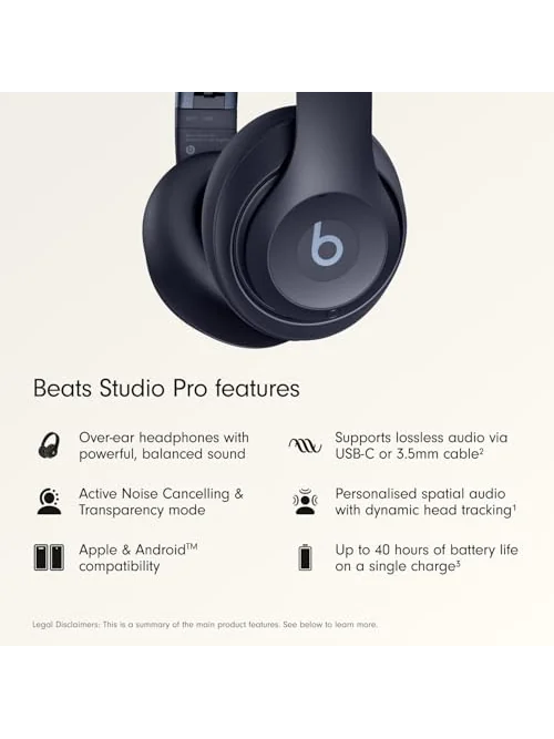 Beats Studio Pro наушники — изображение 2 из 6, разноцветный
