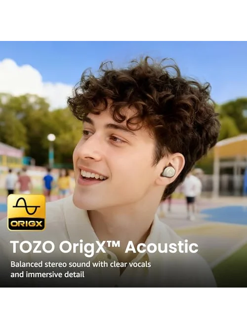 TOZO A1 беспроводные наушники Bluetooth 5.3 — изображение 6 из 6, разноцветный