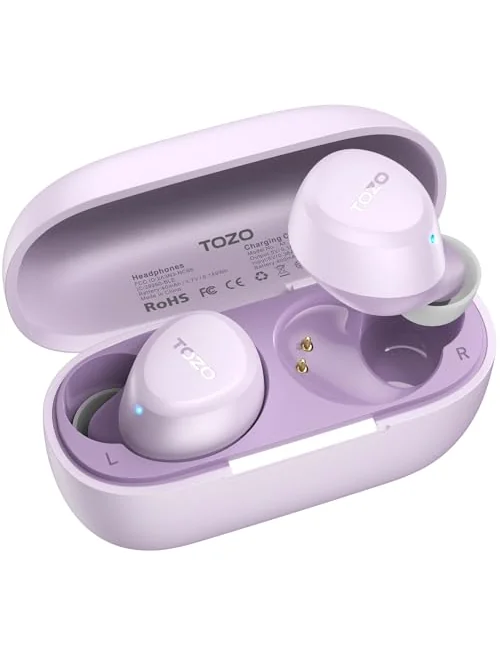 TOZO A1 беспроводные наушники Bluetooth 5.3 — изображение 1 из 6, разноцветный