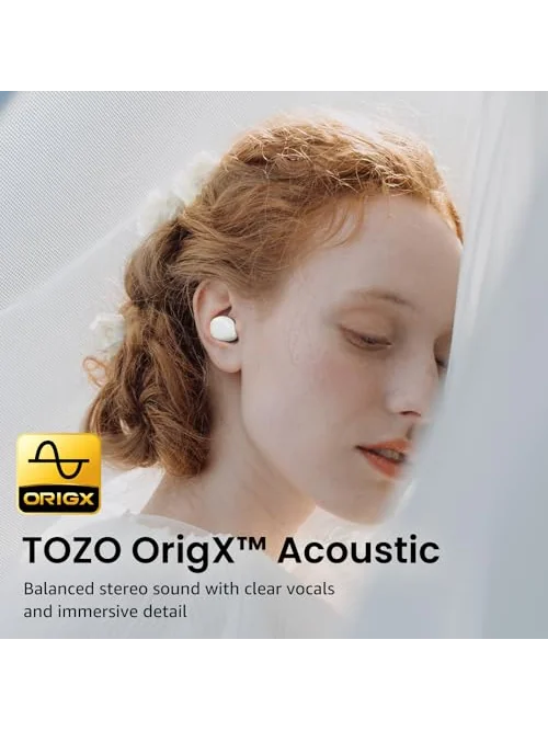 TOZO A1 беспроводные наушники Bluetooth 5.3 — изображение 5 из 6, разноцветный