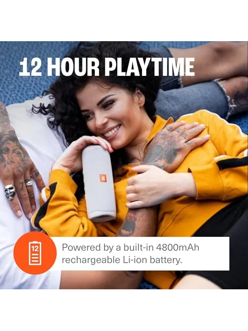 JBL Flip 5 водонепроницаемая портативная колонка — изображение 4 из 7, разноцветный