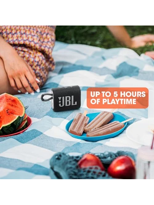 JBL Go 3 портативная колонка — изображение 5 из 6, разноцветный