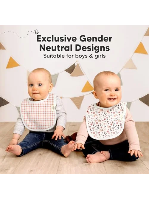 KeaBabies органические слюнявчики детские, 8 шт — изображение 6 из 6, разноцветный