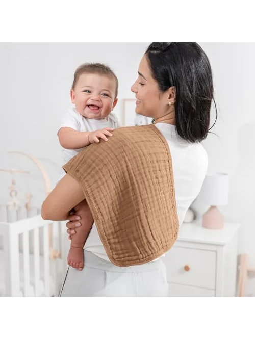 Comfy Cubs нагрудники муслиновые для малышей набор 10 — изображение 2 из 6, бежевый