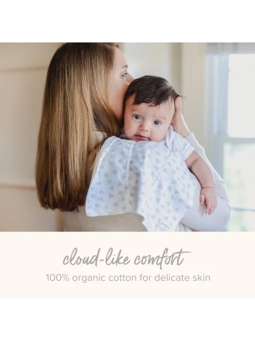 Burts Bees Baby нагрудники из органического хлопка — изображение 5 из 6, белый