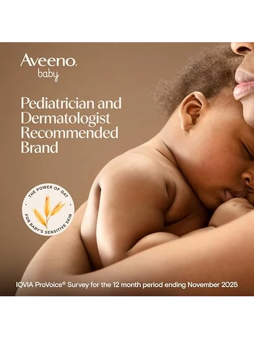 Aveeno Baby Daily Moisture гель для ванны и шампунь — изображение 3 из 6