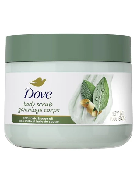 Dove скраб для тела Пало Санто и шалфей, 425 г