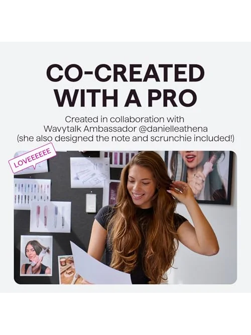 Расчёска-выпрямитель Wavytalk Pro 3-в-1 с паром для волос, розовая — 5