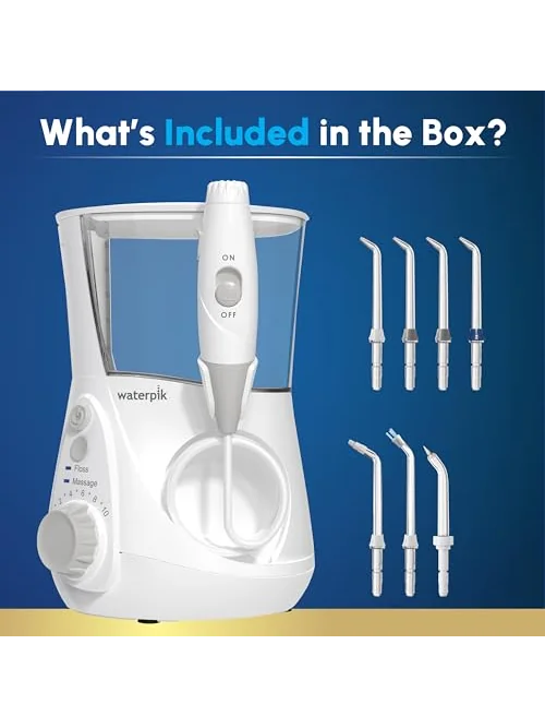 Waterpik Aquarius WP-660 — ирригатор для полости рта, 10 режимов, 7 насадок — 4