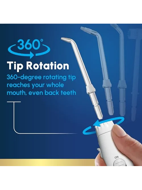Waterpik Aquarius WP-660 — ирригатор для полости рта, 10 режимов, 7 насадок — 6