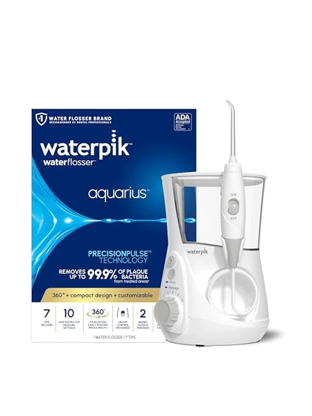 Waterpik Aquarius WP-660 — ирригатор для полости рта, 10 режимов, 7 насадок