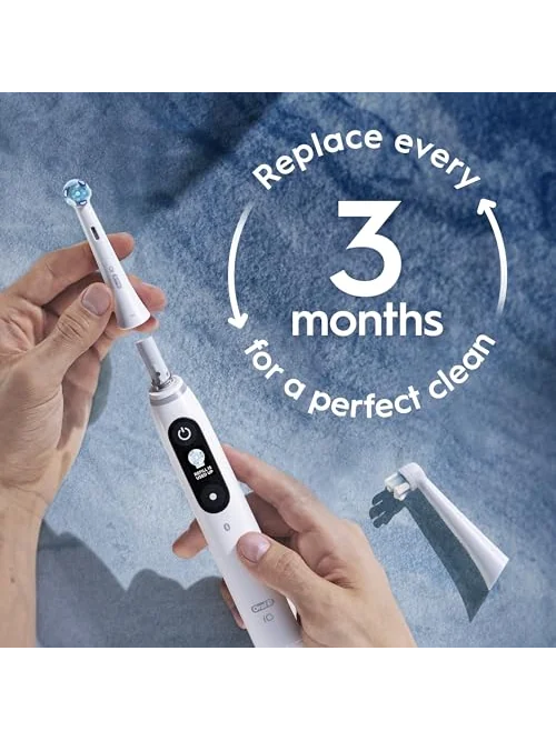 Oral-B iO Ultimate Clean сменные насадки для зубной щётки, 2 шт, белые — 6