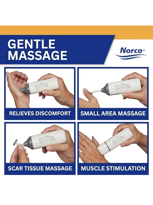 Norco Mini Massager компактный ручной массажёр с 3 насадками — 3