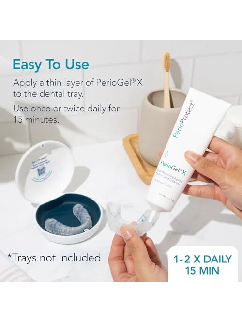 Отбеливающий гель PerioGelX с пероксидом, мята, 85 г — 4
