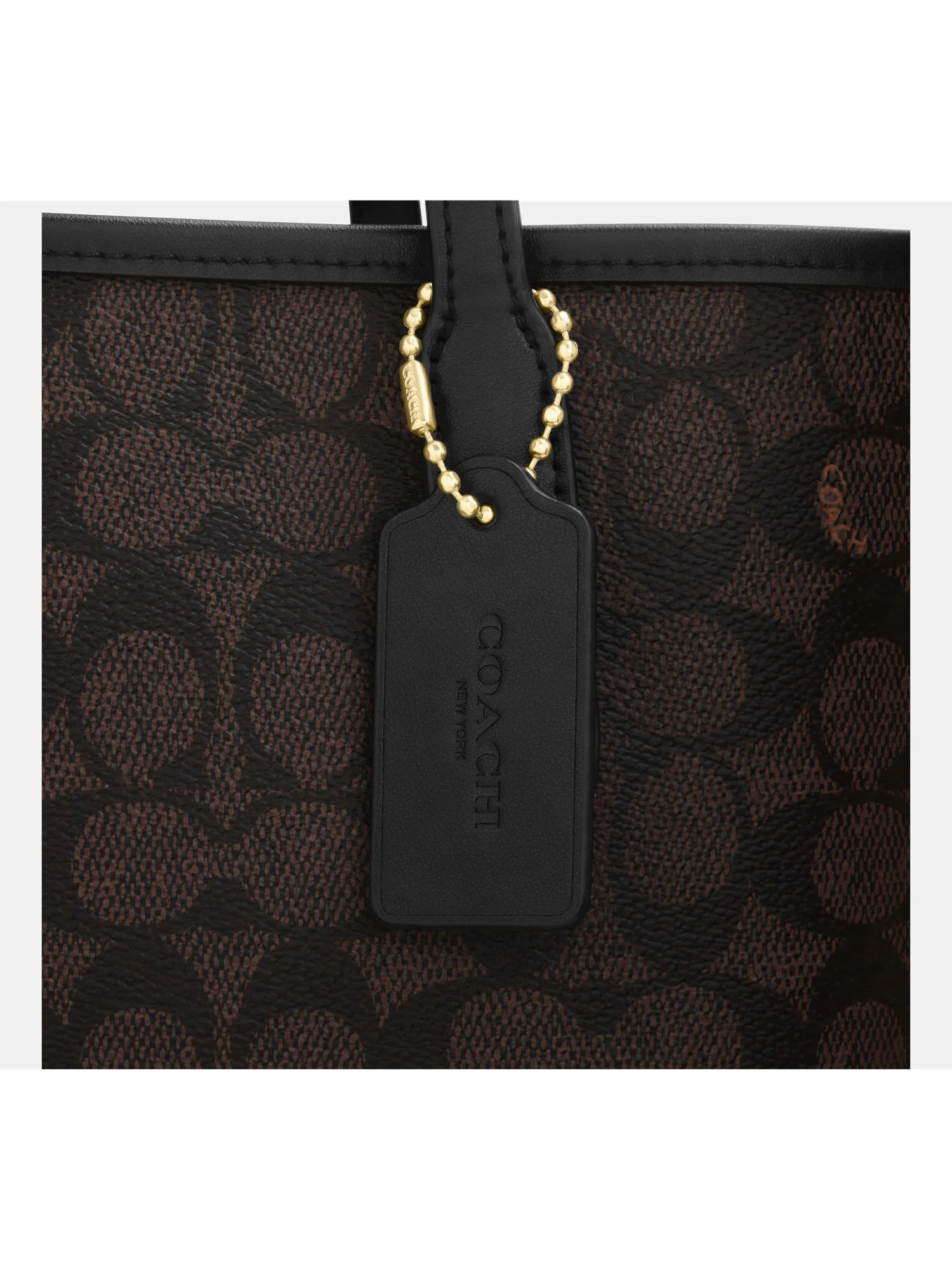 Сумка-тоут Coach City из фирменного текстиля с ПВХ-покрытием — 13