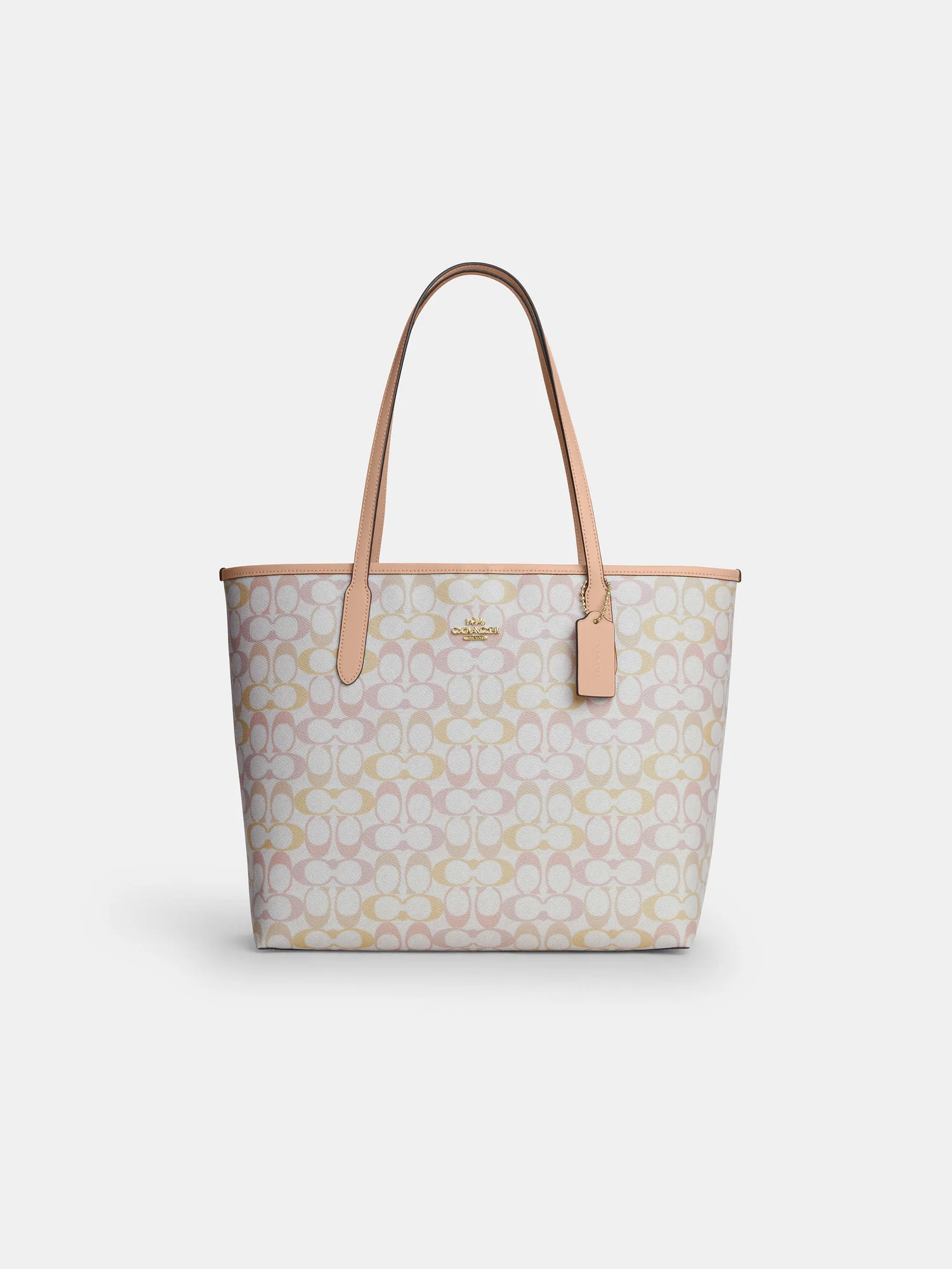 Сумка-тоут Coach City из фирменного текстиля с ПВХ-покрытием — 15