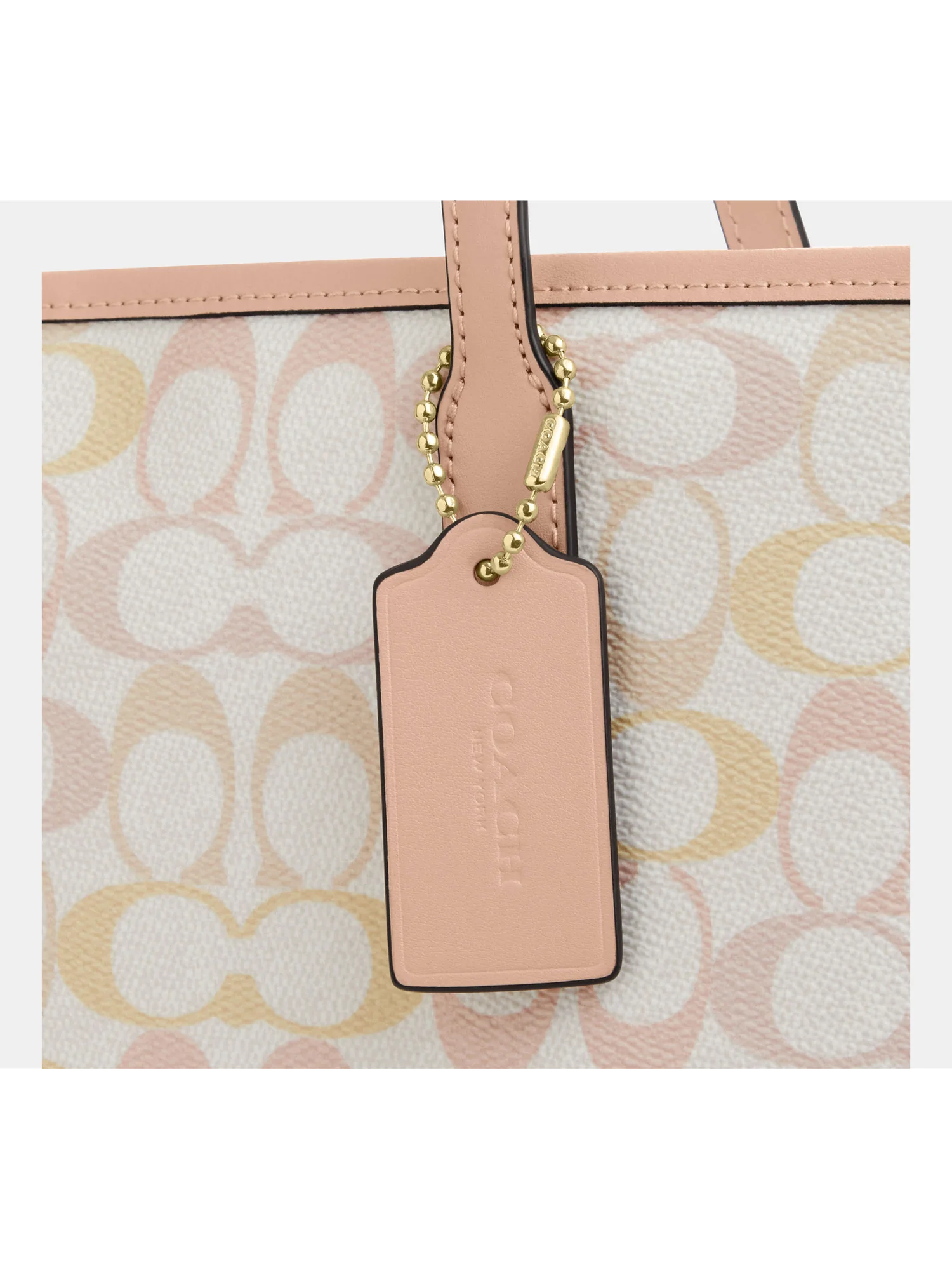 Сумка-тоут Coach City из фирменного текстиля с ПВХ-покрытием — 6