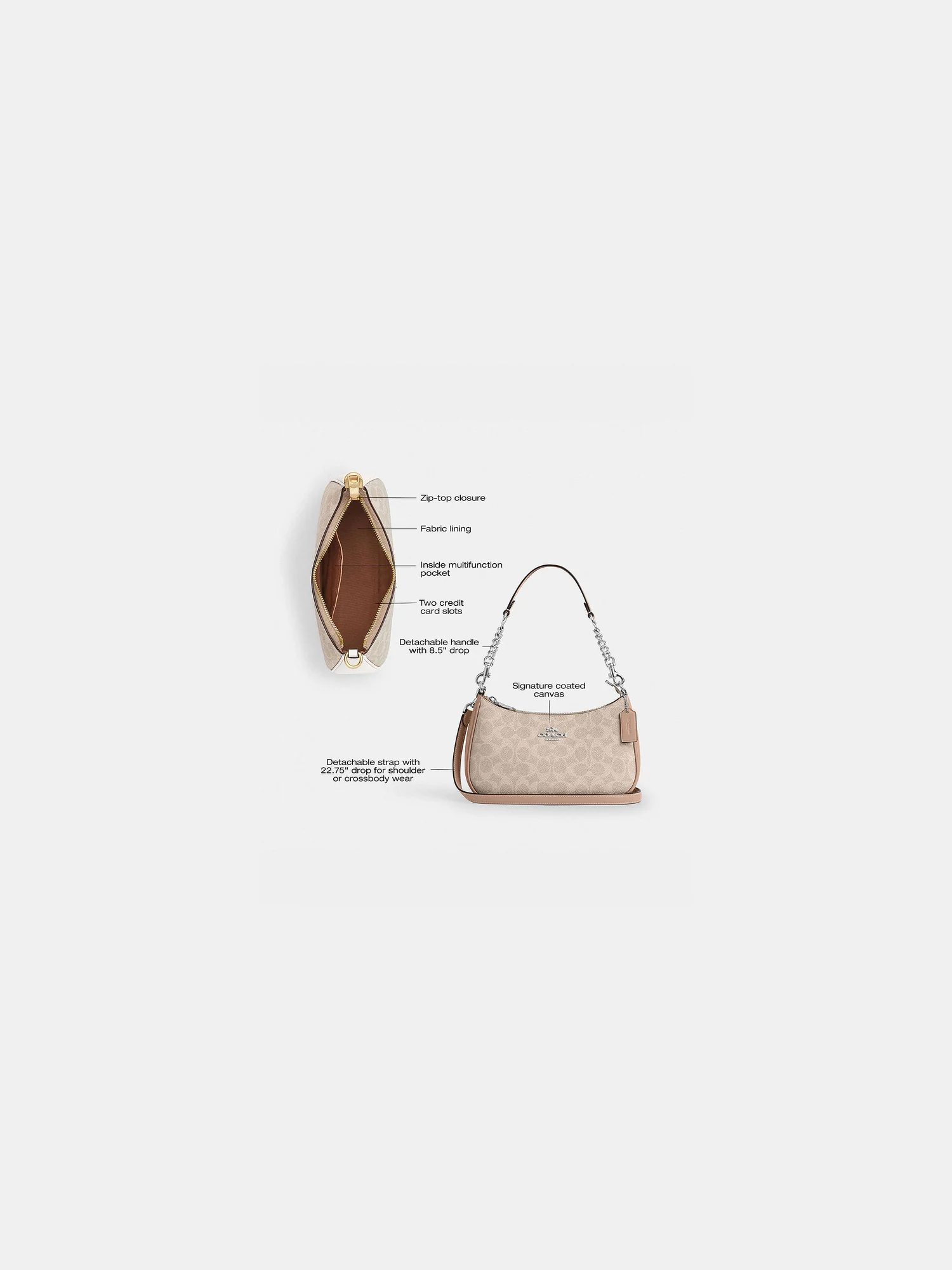 Сумка через плечо Coach Teri — 5