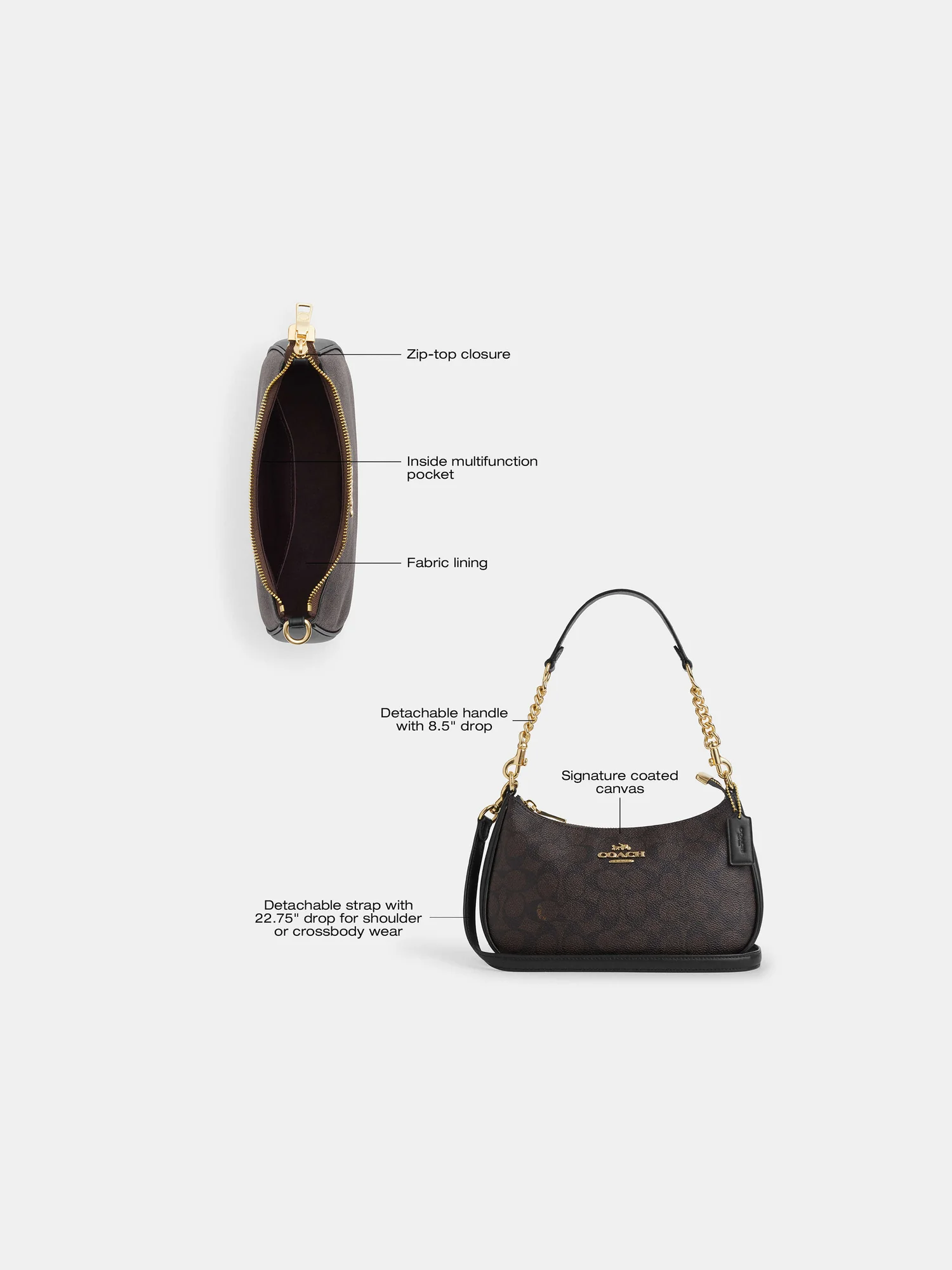 Сумка через плечо Coach Teri — 15