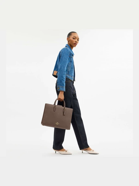 Сумка-тоут Coach Maggie из фирменной кожи