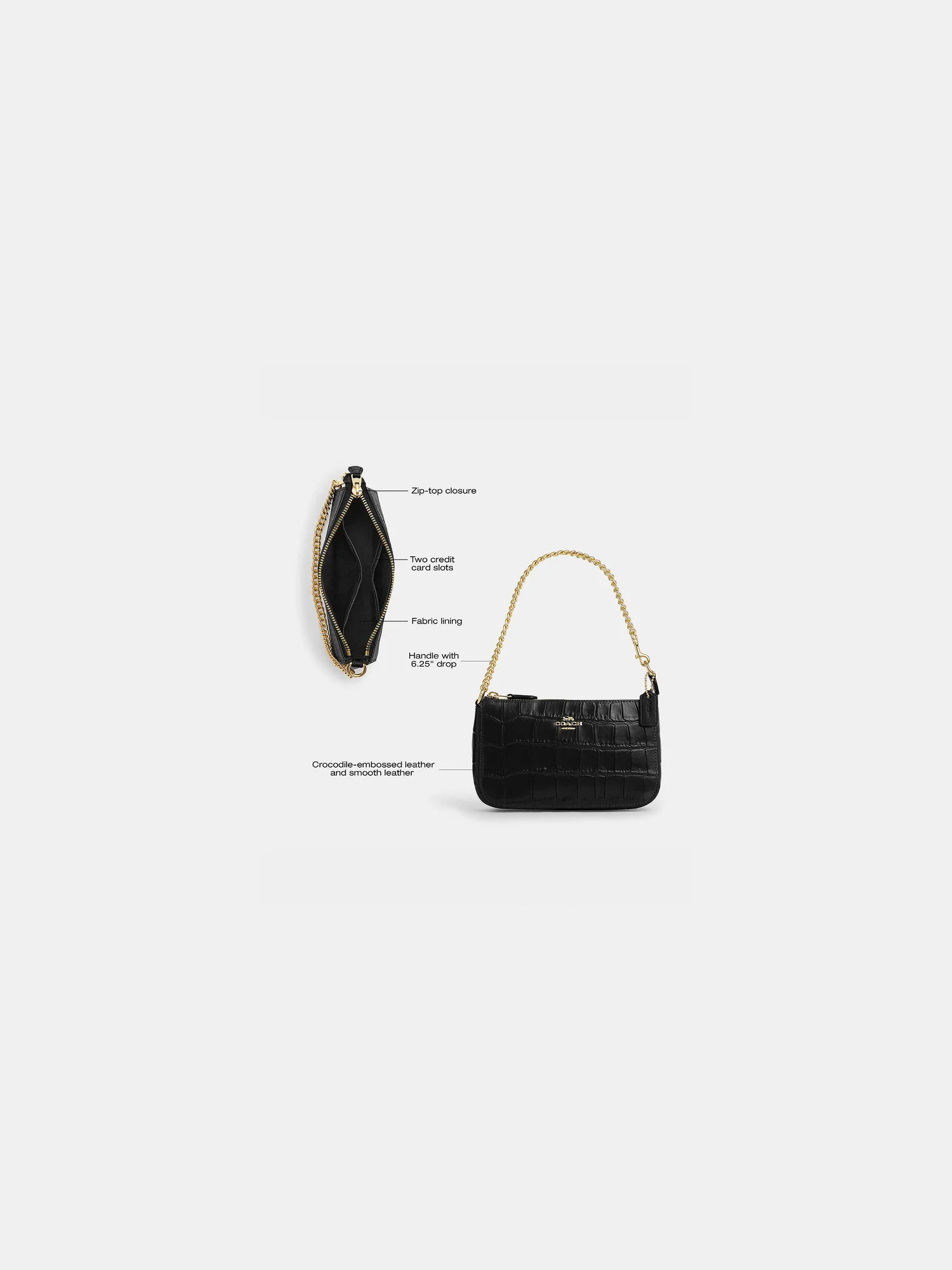 Сумка на плечо Coach Nolita 19 — 5