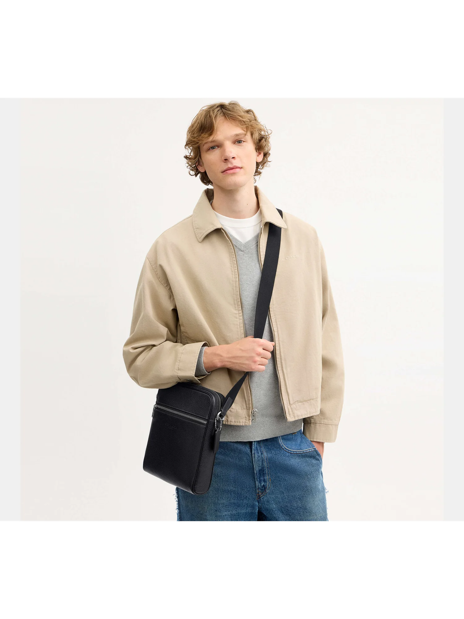 Кожаная сумка через плечо Coach Tristan — 3