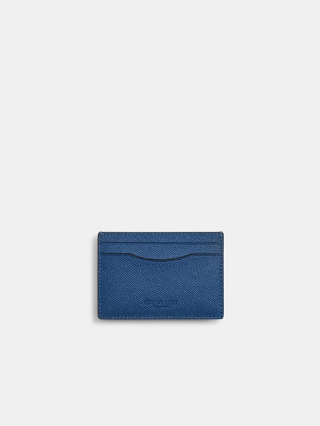Кожаный картхолдер Coach с зажимом для купюр
