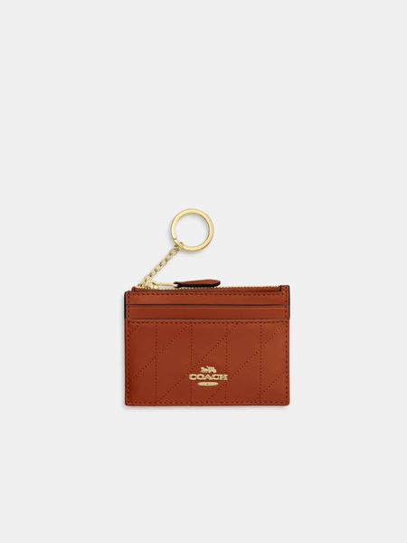 Мини-картхолдер Coach с кольцом для ключей