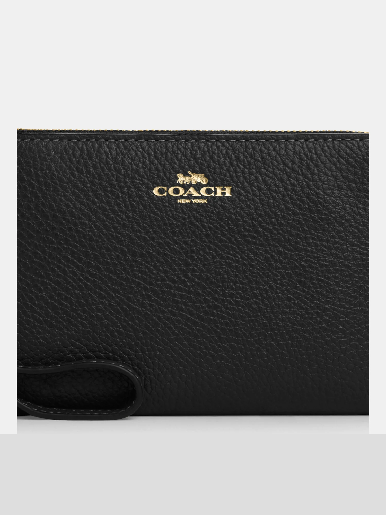Кожаный кошелек-браслет Coach Corner Zip — 10