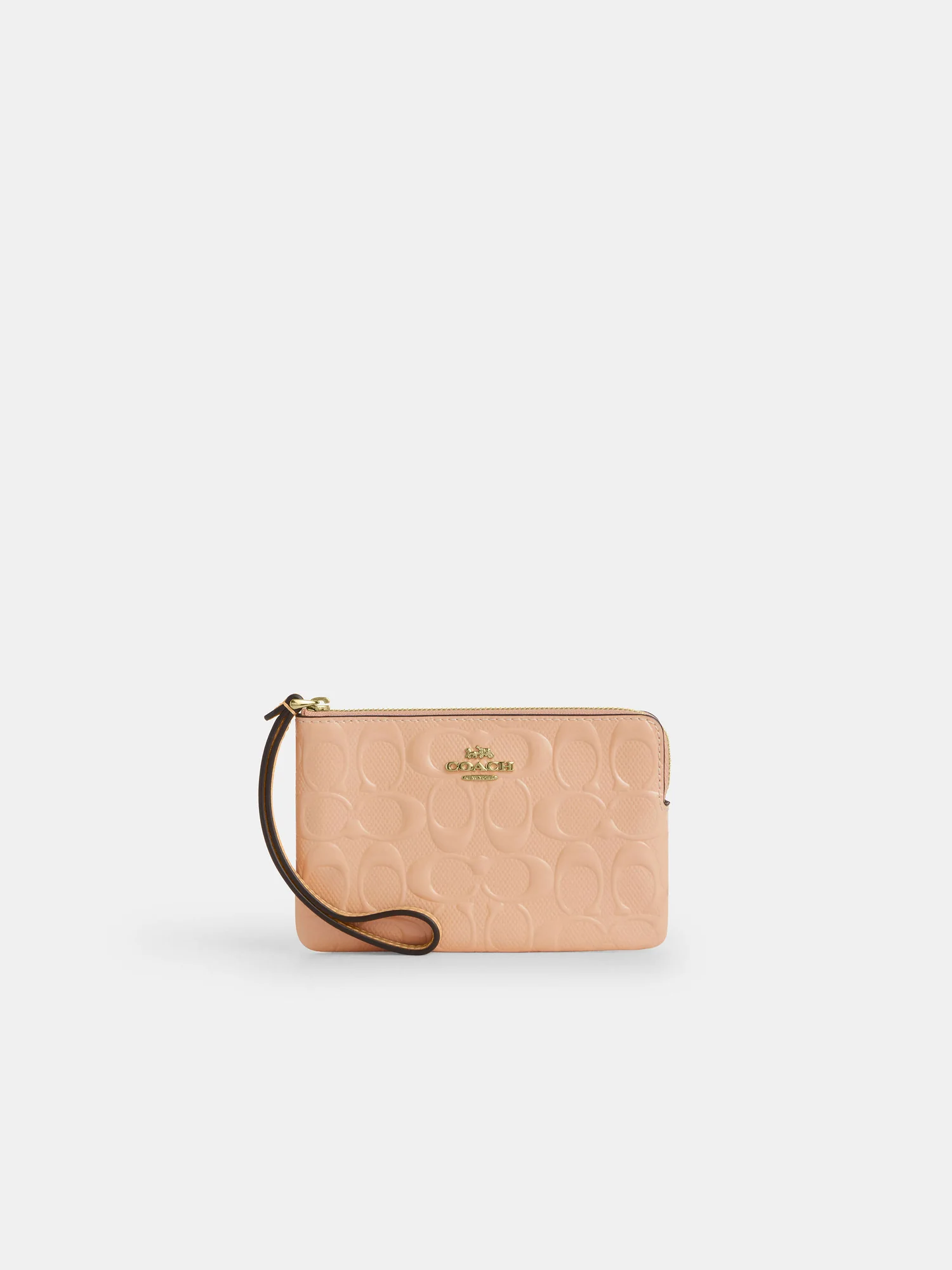 Кожаный кошелек-браслет Coach Corner Zip — 1