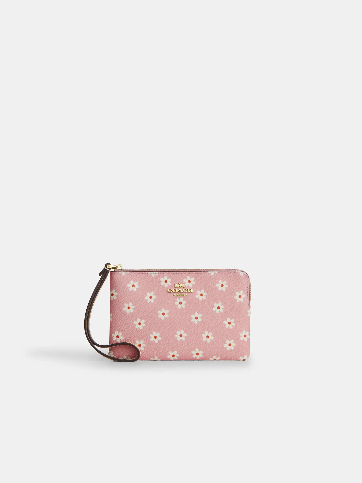 Кожаный кошелек-браслет Coach Corner Zip — 7